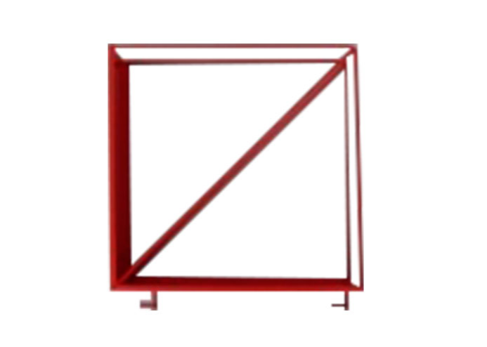 Soporte metalico de canastilla